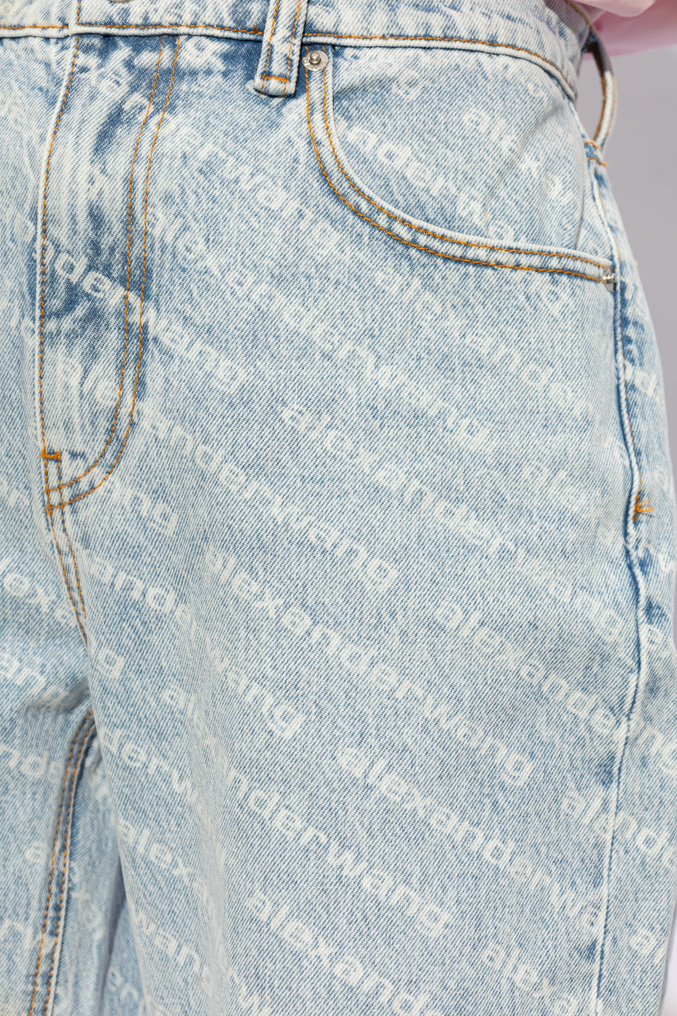Light blue Relaxed straight jeans Alexander Wang - MVN Love